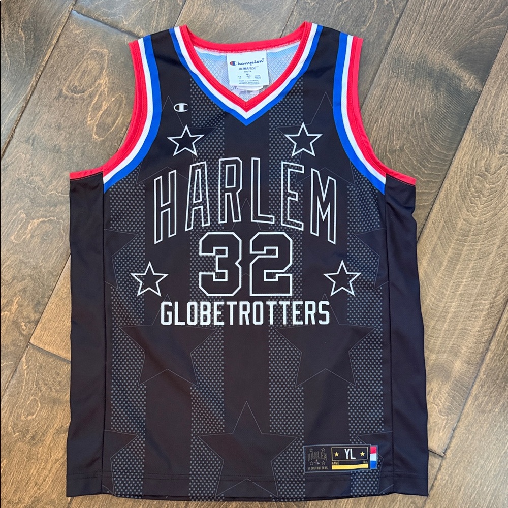 Harlem Globetrotters Basketball Jersey (Jet #32)